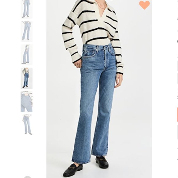 Citizens of Humanity Libby High Waist Raw Hem JeansSize 29